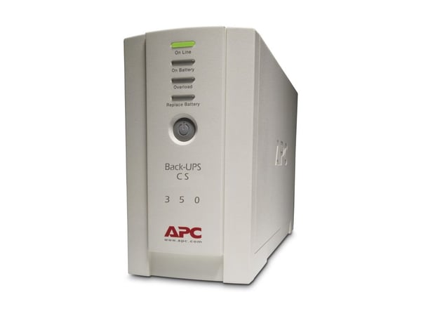 APC Back-UPS CS 350 - UPS - AC 230 V - 210 watt - 350 VA - RS-232, USB - utgangskontakter: 4 - beige