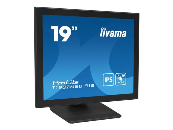 iiyama ProLite T1932MSC-B1S, 48,3 cm (19"), 1280 x 1024 pikseliä, Full HD, LED, 14 ms, musta iiyama ProLite T1932MSC-B1S, 48,3 cm (19"), 1280 x 1024 pikseliä, Full HD, LED, 14 ms, musta