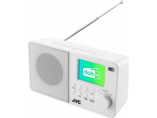 JVC DAB-radio RA-E611W-DAB hvit