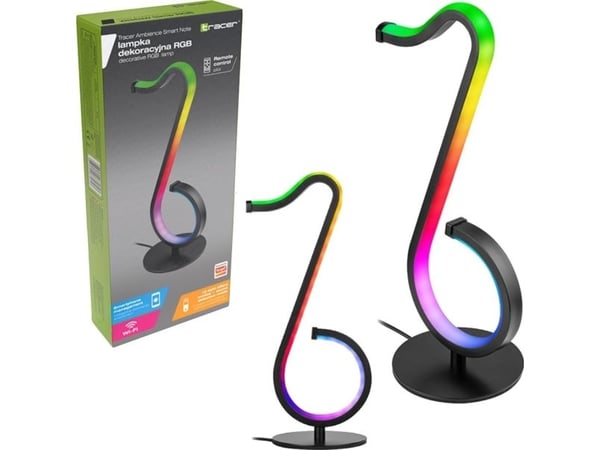 Tracer Ambience - Skrivebordslampe - LED - 7 W - RGB-lys - note