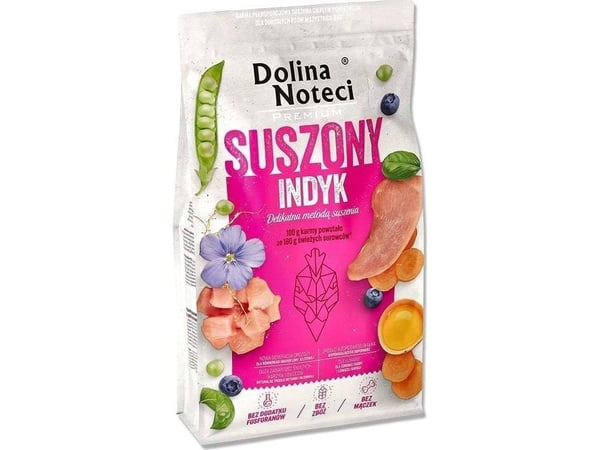 DOLINA NOTECI Premium kalkon - torkat hundfoder - 9 kg