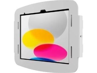 Compulocks iPad 10th-11th (A16) Gen Space Enclosure Wall Mount White - Monteringssett (veggmontering) - for nettbrett - låsbart - høyglanset alumin...