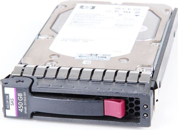 HPE Dual Port Enterprise - Harddisk - 450 GB - hot-swap - 3.5" LFF - SAS 6Gb/s - 15000 rpm