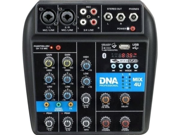 DNA DNA MIX 4U USB MP3 Bluetooth analog mixer