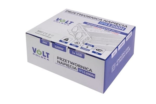 Volt 800/1200W 24/230V vaihtosuuntaaja