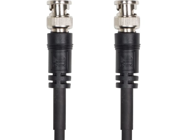 Roland RCC-100-SDI, 30 m, BNC, BNC, urosliitin, urosliitin, musta