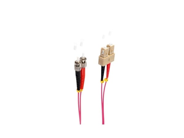 shiverpeaks BS77914/4 fiberoptisk kabel 20 m SC ST OM4 lilla (BS85333-10)