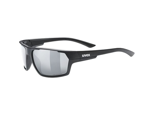 Uvex sportstyle 233 P, Multisport, Unisex, Full rim, Sort, Sort, Sølv