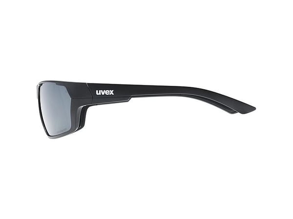 Uvex sportstyle 233 P, Multisport, Unisex, Full rim, Sort, Sort, Sølv