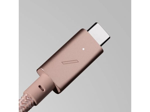 Native Union Belt Cable Pro (USB-C to USB-C), 2,4 m, USB C, USB C, USB 2.0, 0,48 Gbit/s, Rosa