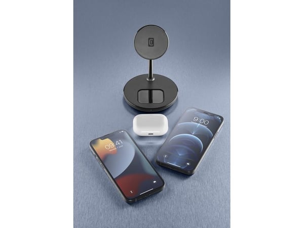 Cellularline MAGSF2IN1WIRK, Innendørs, AC, Trådløs lading, 1,6 m, Svart