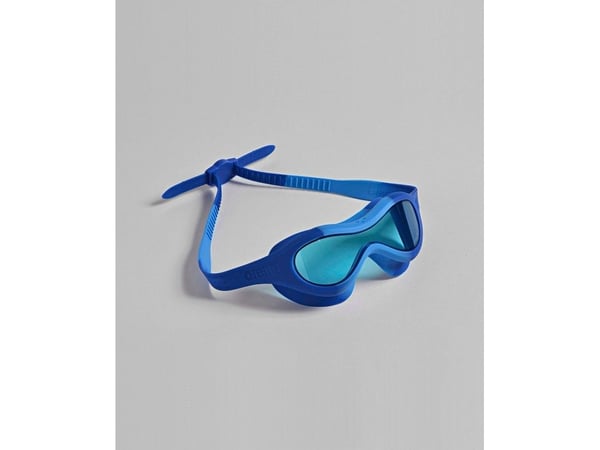Arena Spider Kids Mask, Unisex, En Størrelse, Blå, Silikon, Lyseblå, Polykarbonat