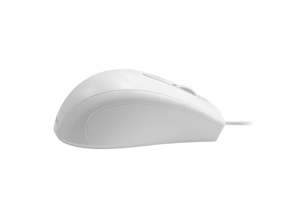 LC Power m710W - Mus - optisk - 3 knapper - kablet - USB - hvit