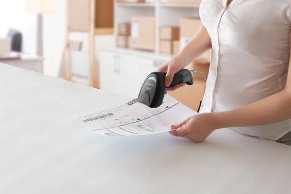 Datalogic QuickScan 2200 Series QD2220 - Kit - strekkodeskanner - håndholdt - ER - lineær bildefremviser - 400 skann/sek - dekodet - USB