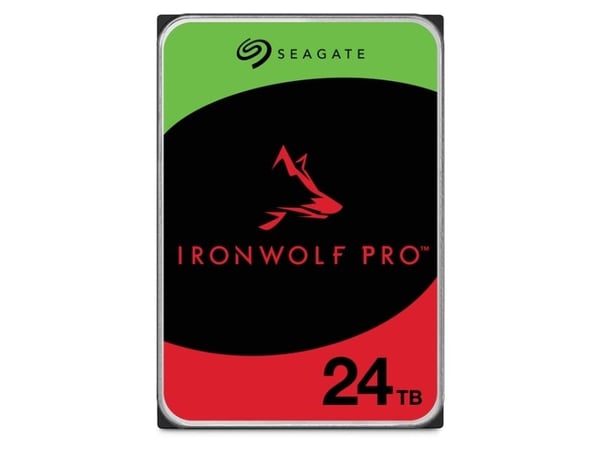Seagate IronWolf Pro ST24000NT002 - Harddisk - 24 TB - intern - 3.5" - SATA 6Gb/s - 7200 rpm - buffer: 512 MB - med 3-års Seagate Rescue Data Recovery