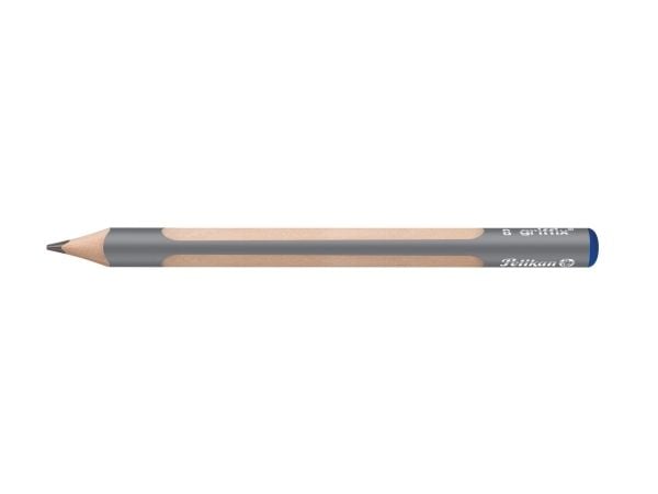 Pelikan griffix Set, B, Grå, Triangulær, Kunst, Hobby, Skole, 3,5 mm, 140 mm