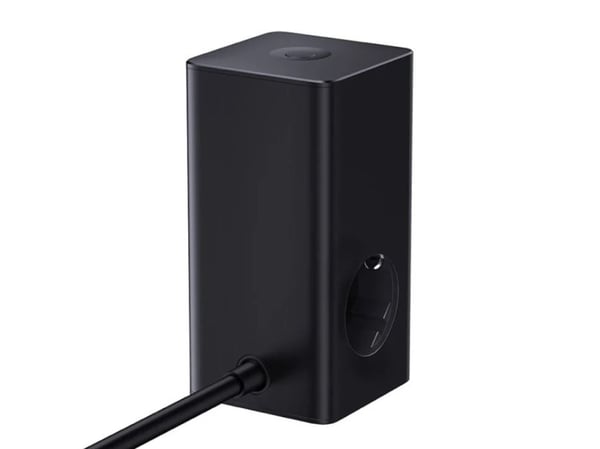 Baseus PowerCombo Tower, Sisätila, AC, 1,5 m, musta
