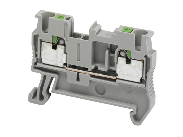 SCHNEIDER ELECTRIC Gennemgangsklemme push-in 2,5mm², vihreä