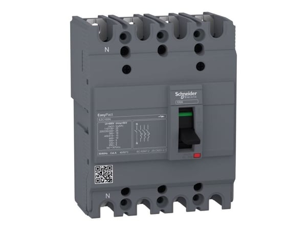 Schneider Electric Easypact EZC100N, Koteloitu katkaisija, Tyyppi A, 12500 A, IP20
