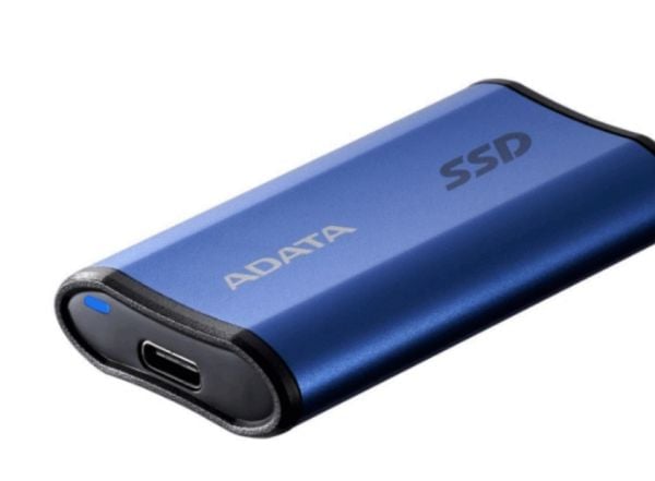 ADATA SE880 - SSD - 500 GB - ekstern (bærbar) - USB 3.2 Gen 2x2 (USB-C kontakt) - blå
