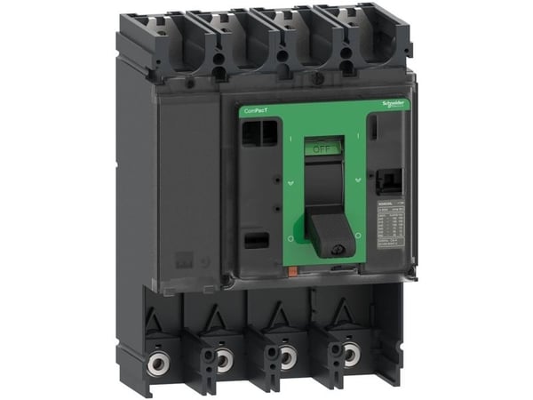 SCHNEIDER ELECTRIC Katkaisija ilman virtarelettä, Compact NSX630F, 36 kA 415 VAC 50/60 Hz, 630 A, 4 napaa