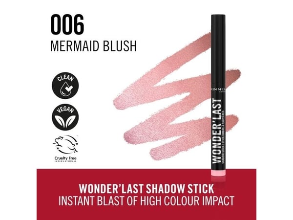 Rimmel London Wonder'last Eye Shadow Stick 006 Mermaid Blush 164g