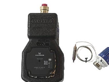 Wavin Parallell shunt - Isol,UPM3Hy 15-70 pumpe