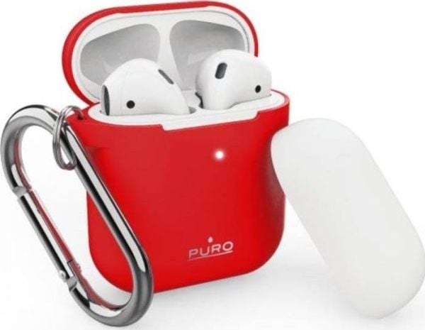 PURO APCASE1RED, Etui, Silikon, 10 g, Rød