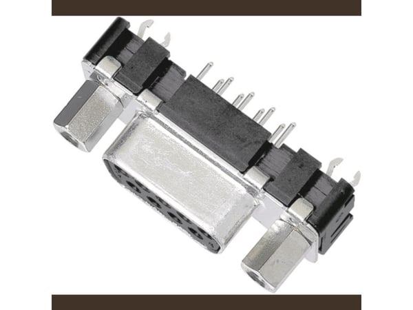 Harting 09 66 255 6511, D-Sub 2, Sort, Metallisk, Stål, Termoplast, Kobberlegering, 10 mO, 1000 V