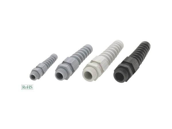 HELU 93882-25 M25 Polyamidi Musta (RAL 9005) 1 kpl