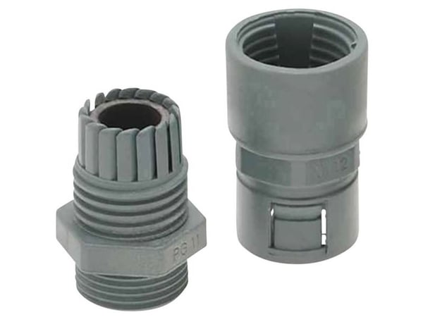 HELU 903463-25 Letkuliitin Harmaa M32 suora 1 kpl 1 kpl
