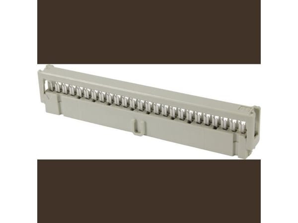 Harting 09 18 550 6803 multistik sokkel, antall rader: 2