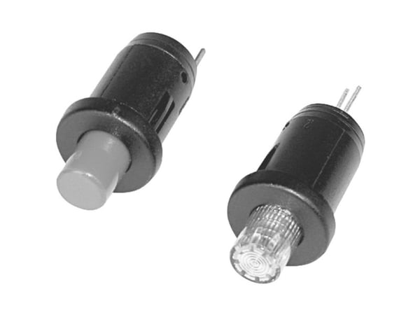 Schurter 0041.9156.3117 tryckknapp 60 V/AC 0,2 A tryckande röd IP40 1 st