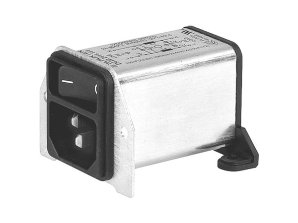 Schurter DC22.2121.111 stördämpningsfilter 250 V 2,00 A 4,00 mH (L x B x H) 57,60 x 46,00 x 37,60 mm, 1 st