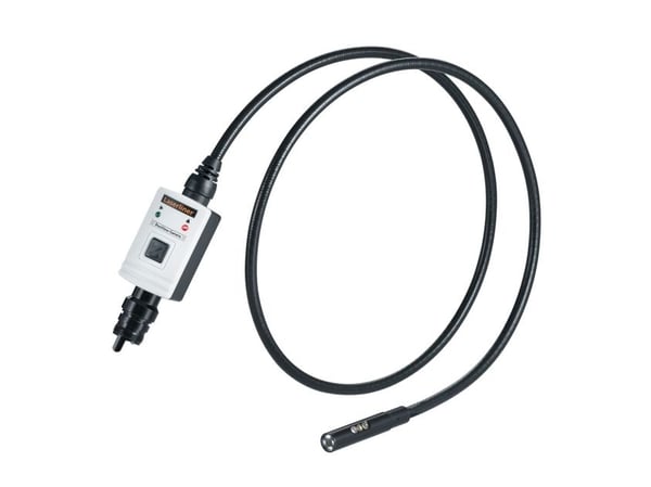 Laserliner DuoView, 640 x 480 pixlar, 57°, 9 mm, Flexibel sond, Svart, Vit, 100 cm