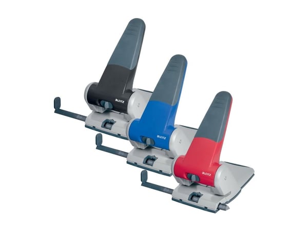 Leitz - Hullemaskin - kraftig - 65 ark / 6,5 mm - blå