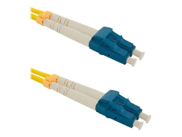 Qoltec - Koblingskabel - LC/UPC-enkeltmodus (hann) til LC/UPC-enkeltmodus (hann) - 3 m - fiberoptisk - dupleks - 9 / 125 micron - G.652D - halogenf...