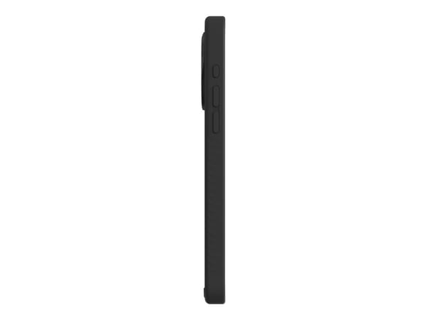 ZAGG Manhattan Snap - Baksidedeksel for mobiltelefon - MagSafe-samsvar - silikon - svart - for Apple iPhone 15 Pro Max