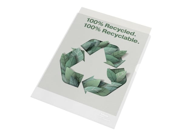 Esselte - Topp- og sidematingsarkbeskytter - for A4 (210 x 297 mm) - kapasitet: 20 ark - fargeløs