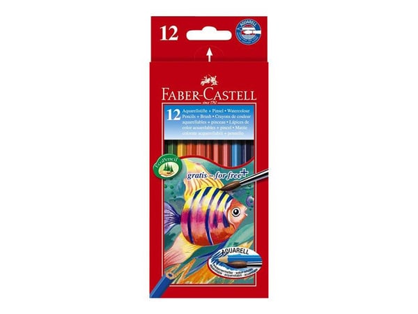 Faber-Castell - Färgpenna (paket om 12)