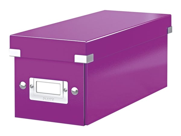 Leitz Click & Store - Lagerboks - metallisk purpur