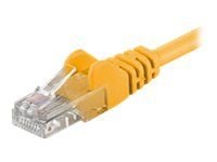 goobay - Nettverkskabel - RJ-45 (hann) til RJ-45 (hann) - 10 m - UTP - CAT 6 - formstøpt, uten hindringer - gul