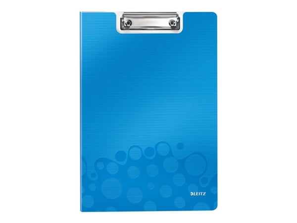 Leitz WOW - Notatbrettmappe - for A4 (210 x 297 mm) - kapasitet: 75 ark - metallic blå
