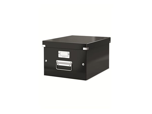 Arkivboks Click & Store Medium A4 sort