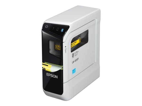 Epson LabelWorks LW-600P - Etikettskrivare - svartvit - termisk överföring - Rulle (2,4 cm) - 180 dpi - upp till 15 mm/sek - USB, Bluetooth - kniv ...