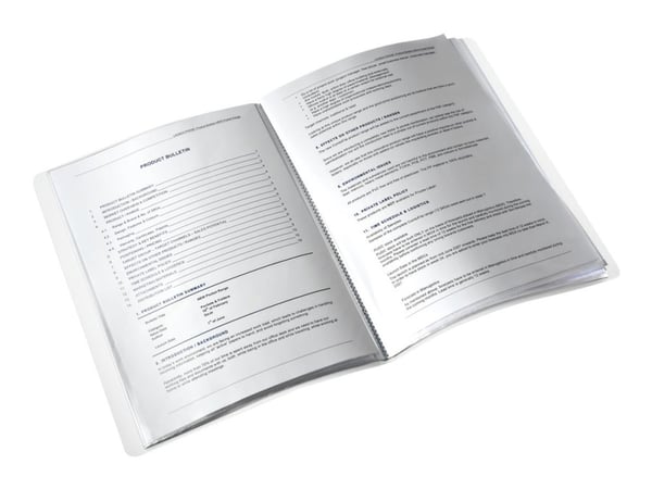 Esittelykirja Leitz WOW PP 20 taskua jääsininen - (10 kpl)
