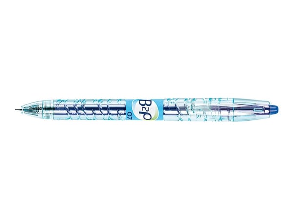 Gelpenna, Pilot BeGreen B2P, påfyllningsbar, 0,7 mm, blå, 10-pack