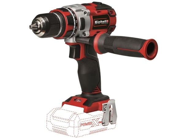 Einhell TE-CD 18 Li, Boremaskin med pistolgrep, Nøkkelløs, 1,3 cm, 500 RPM, 1800 RPM, 60 Nm - SOLO