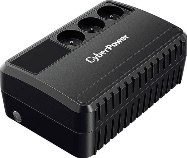 CyberPower Backup Utility Series BU650E-FR - UPS - AC 230 V - 360 watt - 650 VA - enkeltfase - utgangskontakter: 3 - Frankrike - svart