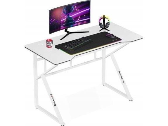 Huzaro Hero 1.6 gamingbord hvit 120x60 cm
